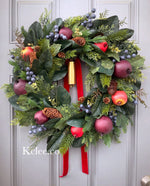 Fruitcake Holiday Wreath (Ready to Ship)