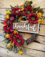 Thankful Wreath (Ready to Ship)