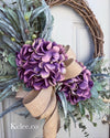 Purple Hydrangea Hang Many Ways! (Made to Order)