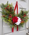 Winter Berry Hoop Wreath (Ready to Ship)