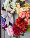 Floral Rainbow Wreath (Ready to Ship)