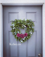 Boxwood Rose Wreath (Ready to Ship)