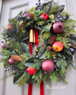 Fruitcake Holiday Wreath (Ready to Ship)