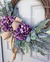 Purple Hydrangea Hang Many Ways! (Made to Order)