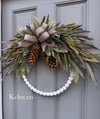 Pinecone Winter Hoop (Ready to Ship)