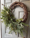 Cedar Evergreen Wreath (Ready to Ship)