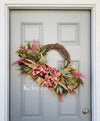 Romantic Pink Wreath (Ready to Ship)