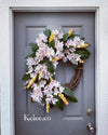 Spring Orchid Wreath (Ready to Ship)