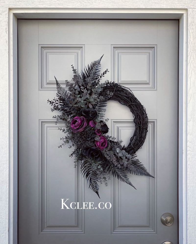 SALE! Gothic Fall Wreath (Ready to Ship)