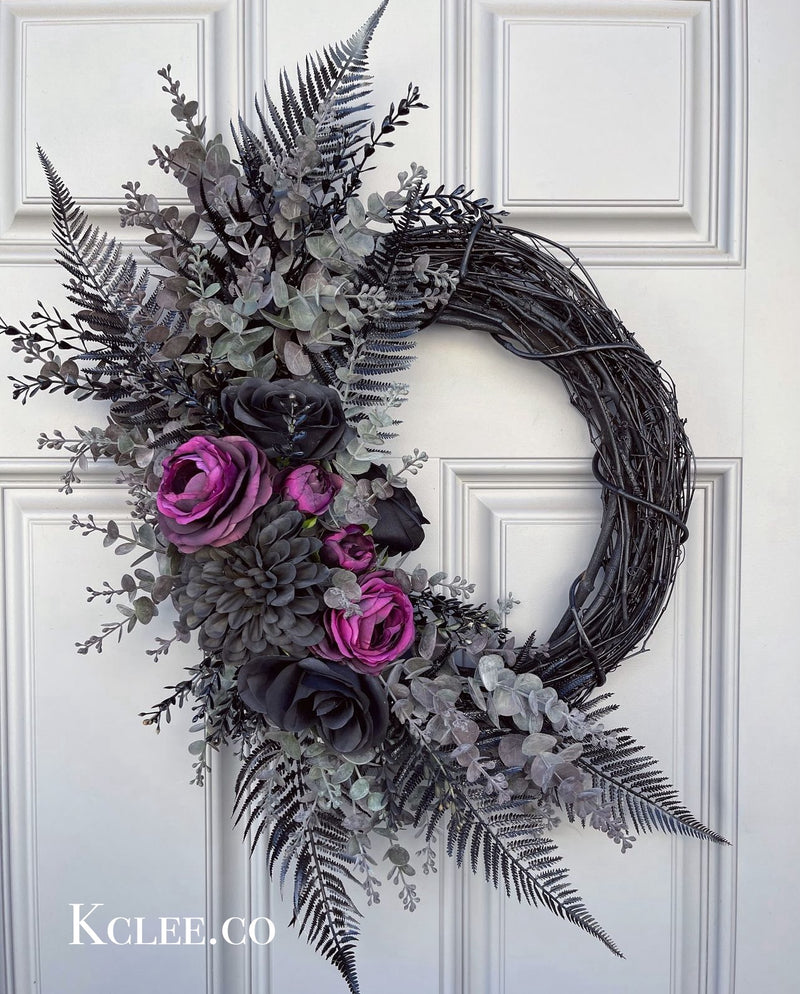 SALE! Gothic Fall Wreath (Ready to Ship)