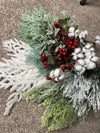 Christmas Cross Wreath (Custom Changes for Mary) photo of supply listed.