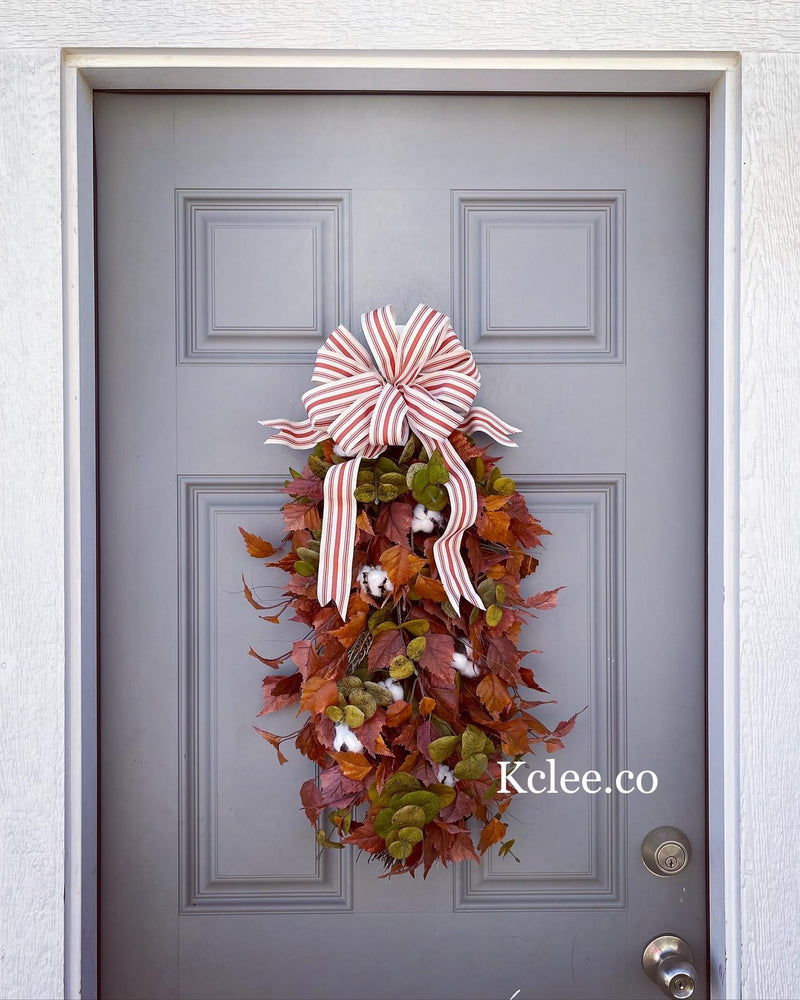 Fall Swag Wreath (Ready to ship)