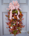 Fall Swag Wreath (Ready to ship)