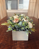 White Pumpkin Fall Table Centerpiece