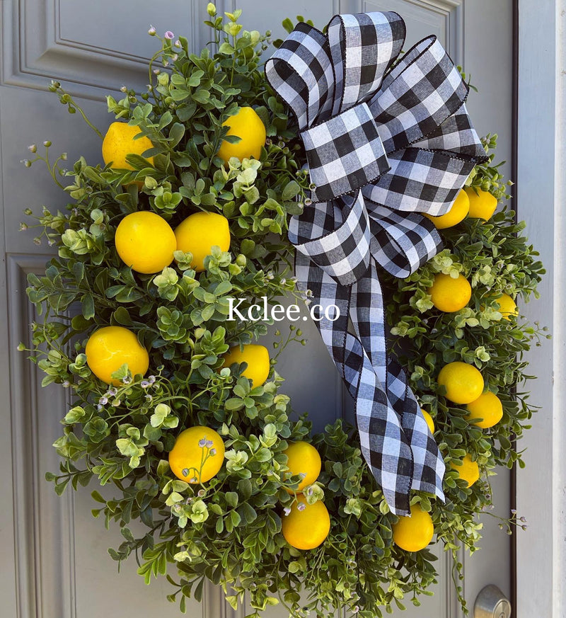 Lemon Wreath (Made to Order)