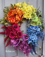 Celeste Rainbow Wreath (Ready to Ship)