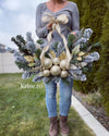 Golden Ornament Wreath (Ready to Ship)