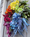 Celeste Rainbow Wreath (Ready to Ship)