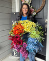 Celeste Rainbow Wreath (Ready to Ship)
